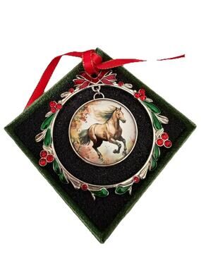 Dangling Horse Ornament, Christmas Wreath Ornaments Horse Gifts